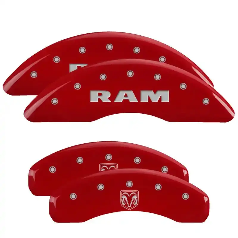 Engraved Caliper Cover Set – 4-Piece Front & Rear Fitment With 'F' Design 1