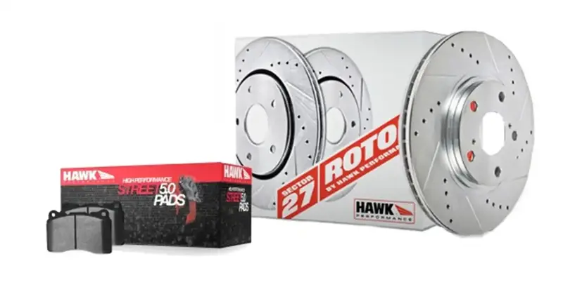 Hawk Performance Sector 27 Rear Brake Kit – Includes Hps 5.0 Pads And High-Performance Rotors (Limited Stock) 1