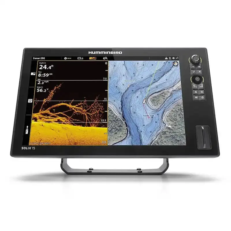 Humminbird Solix 15 Chirp Mega Si+ G3 Fishfinder With Transducer 1