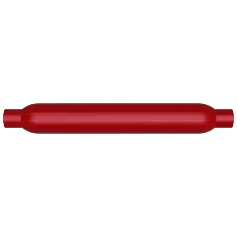 Magnaflow Red Pack Glasspack Muffler – 3.5-Inch Diameter, 22-Inch Body, Dual 2-Inch Inlet/Outlet 1