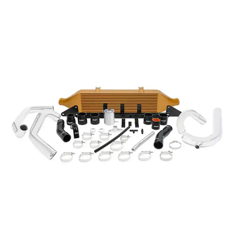 Mishimoto Front-Mount Intercooler Kit For Subaru Wrx/Sti – Gold Finish 1