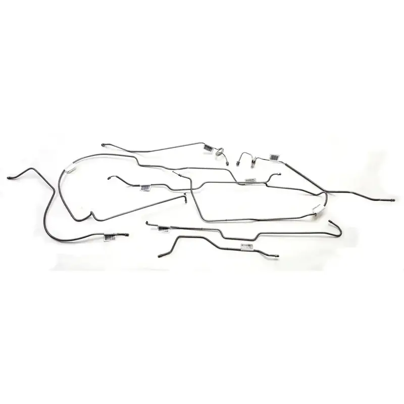 Omix-Ada Full Steel Brake Line Kit For 1976–1979 Jeep Cj7 With Quadratrac And Disc Brakes (Part #16737.48) 1