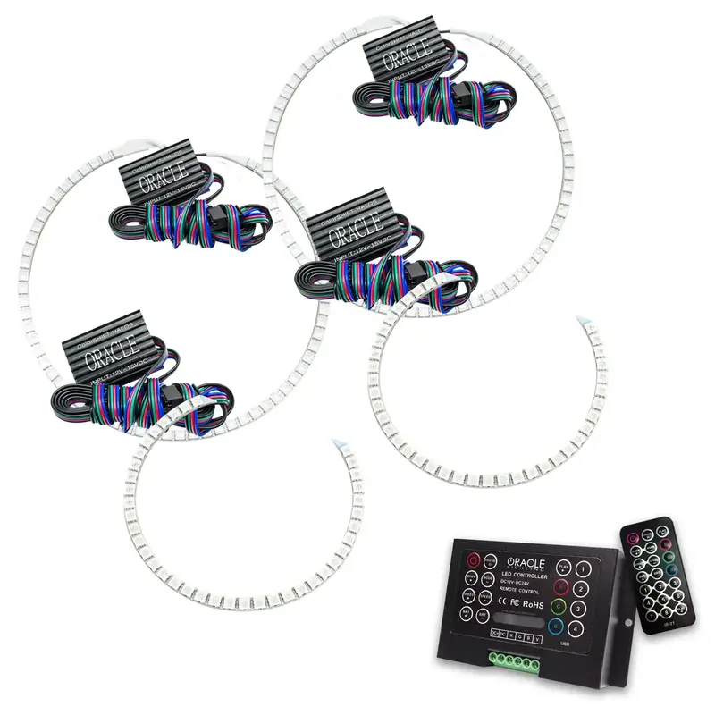 Oracle Lighting 2440-333 Colorshift Halo Ring Kit – 2.0-Inch Diameter Led Accent Lighting 1