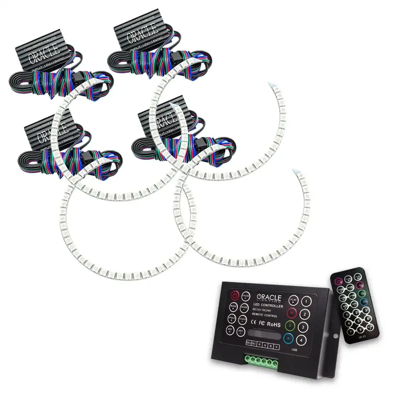 Oracle Lighting Colorshift Halo Ring Kit – Non-Projector Headlight Compatible, Version 2.0 1