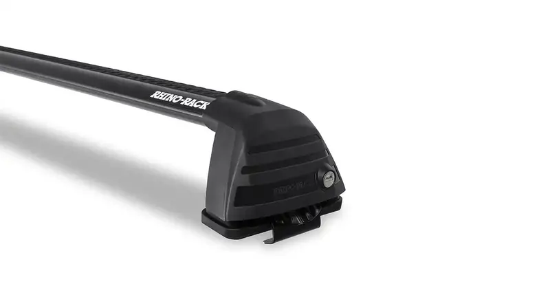 Rhino-Rack Vortex Roc25 Flush-Mount Roof Rack – Rv0476B, Dual Black Aero Bars 1