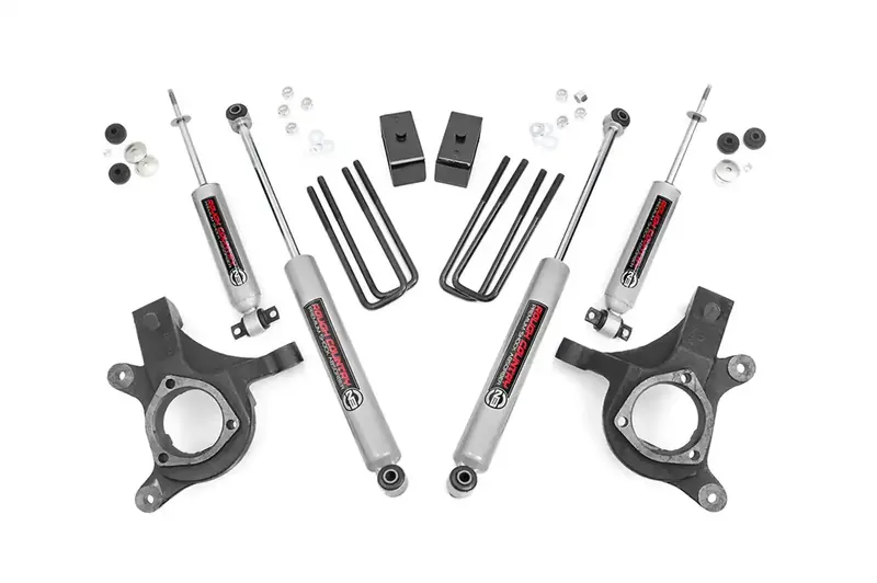 Rough Country 232N2 3-Inch Lift Kit – Complete Suspension Upgrade With Premium Shocks 1