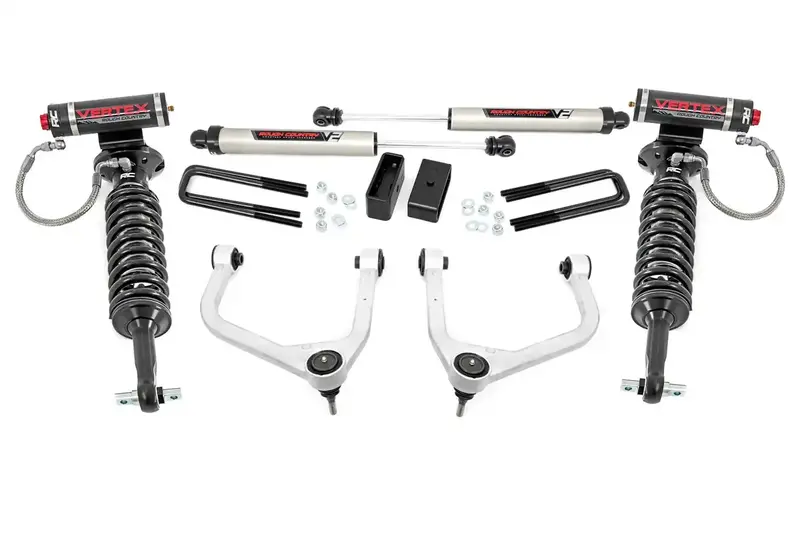 Rough Country 29557 4-Inch Suspension Lift Kit With Monotube Shocks 1