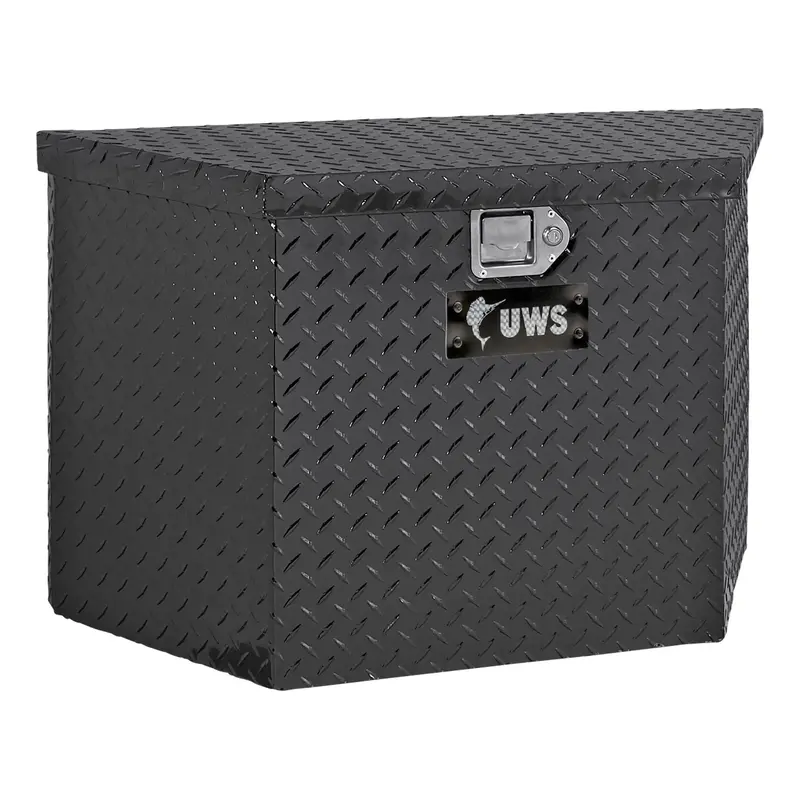 Uws Gloss Black Aluminum Trailer Tongue Box – 34" Capacity (Ltl Shipping Required) 1