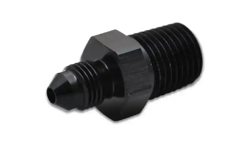 Vibrant -4An To 1/4" Npt Straight Aluminum Adapter Fitting – Lightweight, High-Pressure Rated 1