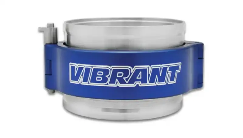 Vibrant Heavy-Duty Clamping System For 4-Inch Od Exhaust Tubing – Blue Clamp Assembly 1