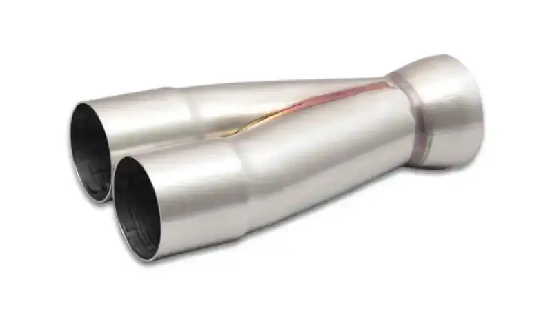 Vibrant Stainless Steel 2-Into-1 Merge Collector – 2-Inch Inlet, 2.5-Inch Outlet Od (Sold Separately) 1
